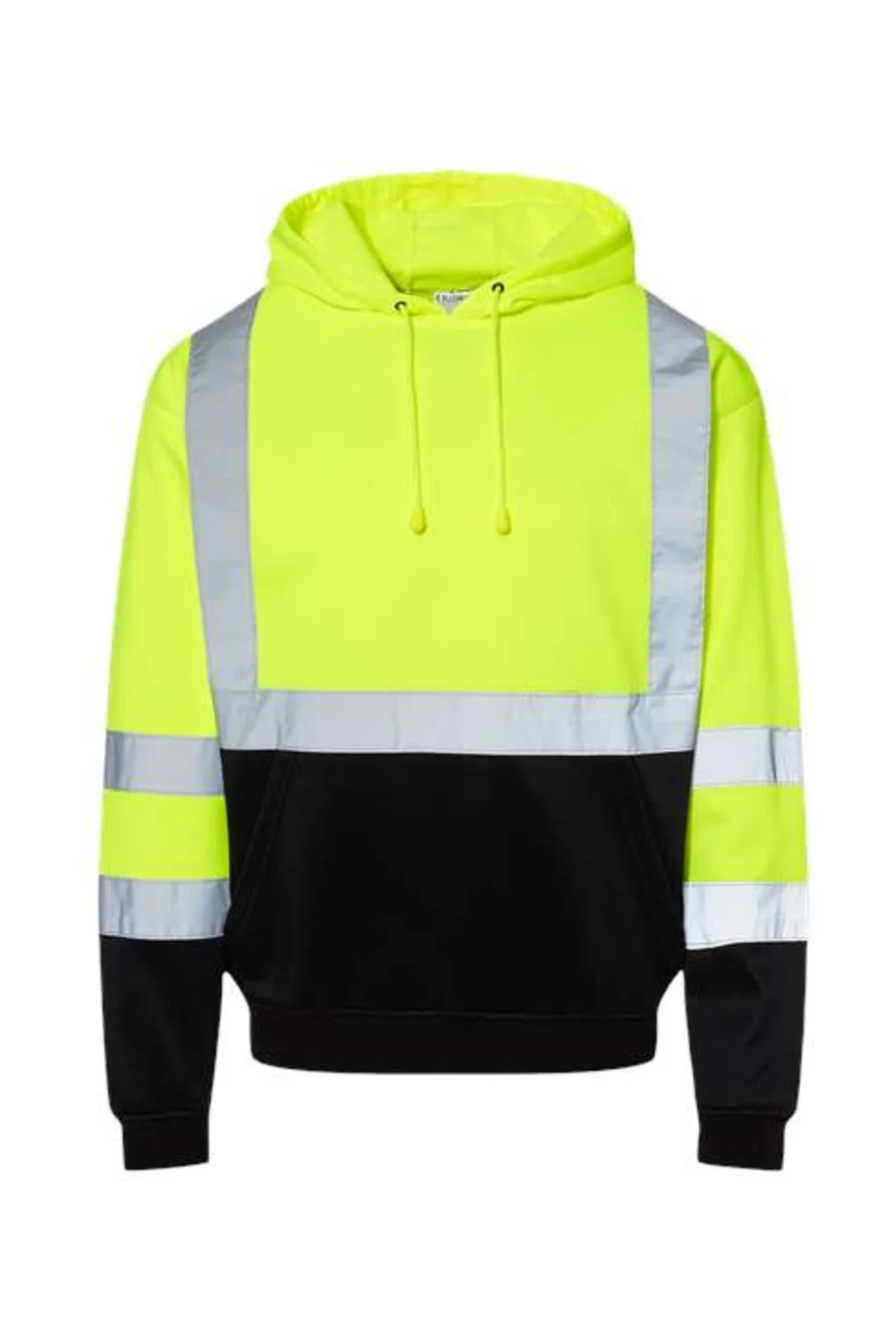 Alternative view of Men's Hi-Vis Hooded Sweatshirt