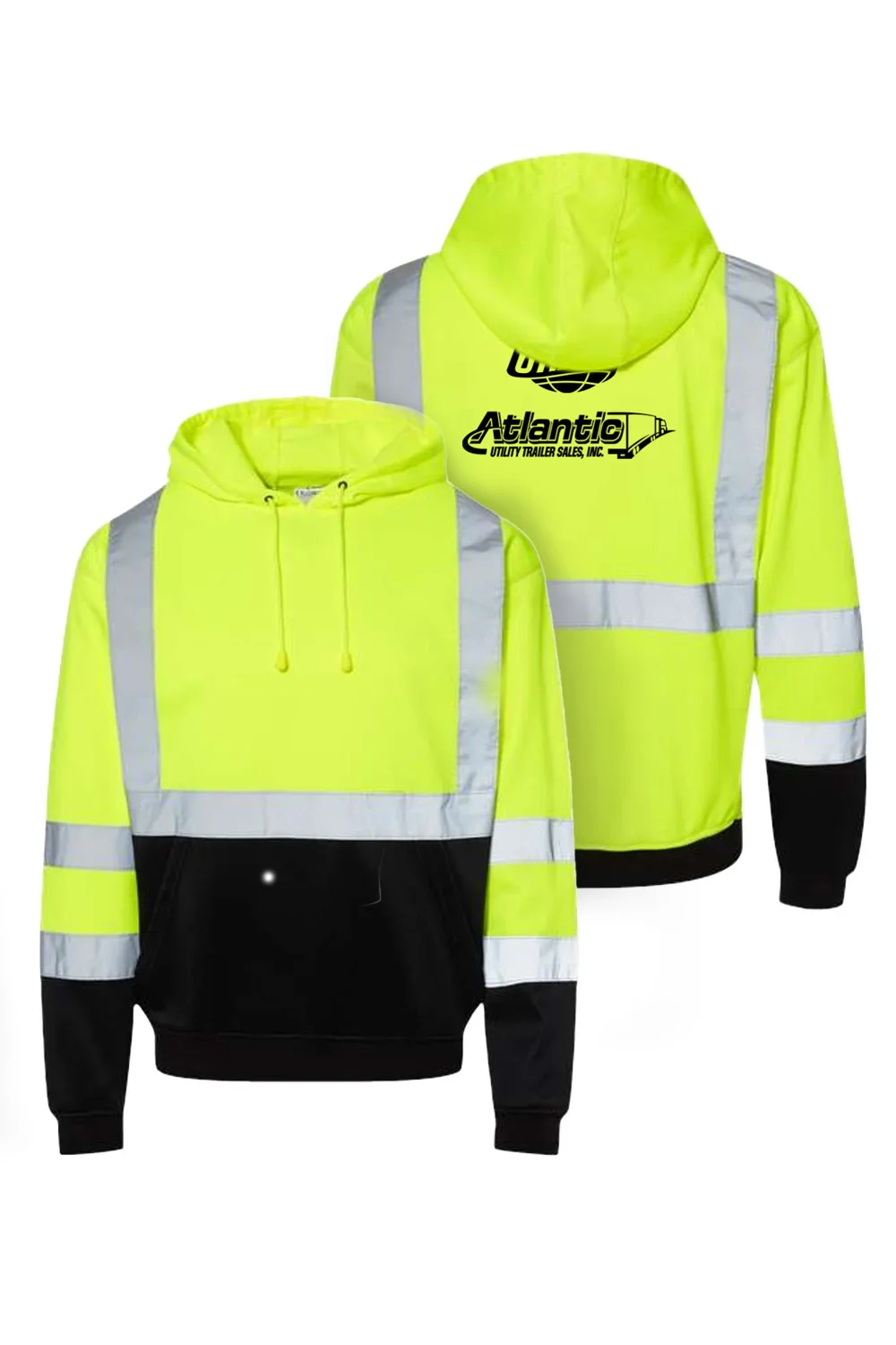 Men's Hi-Vis Hooded Sweatshirt